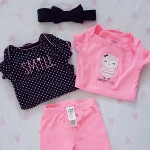 Baby girl 3 piece set